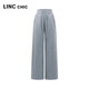 Jin Yujie 2025 Autumn New Product Velvet Casual Pants Long Women's Loose Warm Straight Wide Leg Pants S253KP479Y Dark Gray S Suitable for 100Jin Jin is equal to 0.5kg or less