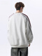 OEMG Hoodless Round Neck Sweatshirt Men's Spring, Autumn and Winter New American Style Long Sleeve Couple Couple White Gray High Quality XL Recommended 110-130Jin Jin is equal to 0.5 kg