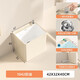 Jiumu (Jomoo) 2025 New Mopp Pool Balkon Haushalt Keramik -Mop -Pool -Creme -Stil Rechteckiger Pool -Mop -Pool Herbst 1047 Creme weiß + kein Wasserhahn