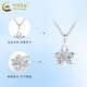 China Gold (CHINA GOLD) PT950 Maple Leaf Pendant Light Luxury Niche Personality New Women's High-end Platinum Necklace Birthday Gift for Girlfriend PT950 Platinum Maple Leaf Pendant About 1.7g Free Silver Chain