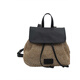 Dadong light travel backpack for women 2024 new summer fashion straw woven bag casual knitting small backpack khaki