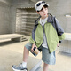 PURCOTTON cotton era Yangma recommended boys sun protection clothing summer 2025 summer new style boys sun protection clothing handsome olive green 160