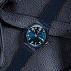 Swatch Swiss Watch Gentleman Blue 2.0 Dual Calendar New Year Gift Quartz Men's and Women's Watch Dark Blue 34mm