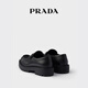 PRADA/Prada gift men's shiny cow leather loafers shoes black 39 (5)