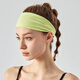Rongyu Germany professional widened yoga hairband for women sweat-absorbing and anti-slip sports running anti-slip headband headband anti-sweat belt for men black (widened version)