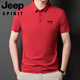 
JEEP SPIRIT2025 new POLO shirt for men ice silk short-sleeved T-shirt summer lapel anti-wrinkle business casual middle-aged and elderly half-sleeved Jeep12358 ice silk POLO shirt/mixing 3XL [160-180Jin [Jin equals 0.5 kg]]