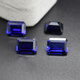 Bhiodha2025 new quality tanzanite sapphire loose stone rectangular blue main stone Sri Lanka rough stone 6x8mm