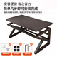 Jinghe computer desk solid wood desk home bedroom desktop gaming table double desk long table student study table walnut color 30MM solid wood + black frame 90x60x75cm