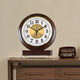 Compas desktop desktop clock solid wood clock new living room table home office clock 535 large