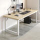Descripción de computadora de Yusenyi Escritorio simple Descripción de dormitorio Estudiante Estudio de estudio Descripción de la oficina Banco de trabajo rectangular Luxury 14070 White Oak Color Bold y espesos