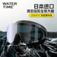 WATERTIME swimming goggles HD waterproof and anti-fog women's large frame swimming goggles men's coated myopia swimming cap set gem black flat light