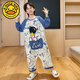 G.DUCKKIDS children's one-piece pajamas for boys spring and autumn pure cotton long-sleeved anti-kick quilt thin boys teenagers autumn and winter big children's sleeping bag QD-66453 170 8 yards 85-100cm weight 30 Jin Jin equals 0.5 kg left