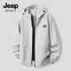 JEEP SPIRIT Jeep Men's Jacket Autumn Outdoor Fishing Three-Proof Cycling Jacket Anti-wrinkle Wear-Resistant Waterproof Sports Jacket Men