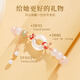 Lao Fengxiang Hetian Jade Koi Peace Buckle Silver Bracelet Girls Transfer Bead Bracelet Valentine's Day Birthday Gift for Girlfriend and Wife Koi Play Lotus Peace Bracelet* Brand Gift Box