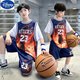 
Disney boy quick-drying suit 2025 new national trend 12-15 years old middle-aged and big children fake two-piece short-sleeved No. 23 basketball uniform Zhang Qing 9901 Nezha suit 170 CM