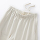MUJI women's terry mid-pants women's pants shorts 25 years women's sports sweatpants casual pants BB2U1A5A off-white L (165/70A)