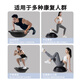 Hanpin German quality wave speed ball semi-circular balance rehabilitation ball adult foot ball fitness yoga burpee balance trainer rehabilitation model-black small size 47cm