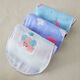 Oikulta baby waterproof diaper diaper pad pure cotton gauze washable baby supplies meson newborn summer peanut type 8-layer waterproof model-random color-+free two pieces 6 pieces 46*16 cm