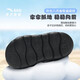 ANTA Children's Sandals Baby Shoes 2025 Winter New Velcro Toe Anti-collision Soft Elastic Beach Shoes Male Black/Snowflake White 0036-2 25