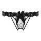 Three o'clock in the morning Butterfly Dream Super Sexy Mesh Lace Thong Open Crotch Free Low Waist Transparent Black