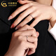 CHINA GOLD Pure Silver Rings for Men and Women Couple Rings Möbius Rings A Pair of Valentine's Day Birthday Gifts for My Girlfriend and Wife Pure Silver Möbius Rings - Pair of Rings + Brand Gift Box