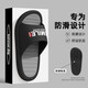 百慕倾臣防滑拖鞋男士夏季外穿2025新款室内家居EVA不臭脚踩屎感凉拖鞋男 黑灰smile 40-41 适合39-40（内长250mm）