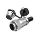 Weipu aviation connector WS24 2-pin-19-pin TQ plug + ZM rear nut seat male + female WS24J3TQ 3-pin male