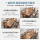 LISUO solid wood desk goes to the living room, simple long table, atmospheric conference table, calligraphy table 200 single table