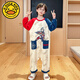 G.DUCKKIDS children's one-piece pajamas for boys spring and autumn pure cotton long-sleeved anti-kick quilt thin boys teenagers autumn and winter big children's sleeping bag QD-66453 170 8 yards 85-100cm weight 30 Jin Jin equals 0.5 kg left