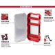 
Mevochi Milwaukee Parts Storage Box PACKOUT Embedded Drill Bit Head Rack Mivochi Card Strip Customized [Small Box Single-sided] Bit Head Rack*1 (48-32-9930)