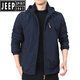 Jeep Spirit Chaqueta Chaqueta Men primavera y otoño al aire libre a prueba de viento americano a prueba de agua de los hombres hombres otoño deportes chaqui 9898 más el terciopelo l