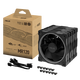 ASUS PRIME MR120 ARGB schwarzer Reverse-Blade-Gehäuselüfter im Dreierpaket. 28 mm dicker Lüfterrahmen/geräuscharm/doppelseitiger bunter ARGB-Lichteffekt/LED-Lampenperlen-Array