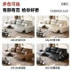ddc意式极简真皮沙发3.45M大四人位（零靠墙抬腿单功能） 9227y-36