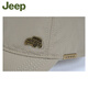 Jeep baseball hat men's spring and autumn peaked cap quick-drying cap four-season hat middle-aged and elderly men's sun protection hat khaki adjustable size