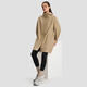 Descente Dualis Urban Commuter Trench Cabinet Trench Coat Veste Veste Br-brun pour femmes XL