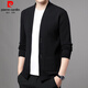 Pierre Cardin Brand Woll gestrickt Strickjacken Herren Frühling und Herbst Neue Stil Herrengeschäft Casual Outerweat Sweater Großgröße Top Herren Kleidung Kamel 8128 175/xl