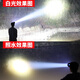 光明大将P90强光头灯充电超亮头戴式照明矿灯手电筒远射锂电户外超长续航 9923-白光升级四核P90-续航12-24