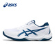 ASICS badminton shoes official flagship GEL-ROCKET 12 men's and women's 2026 new training shoes white/blue-100 41.5