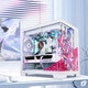 Colorful Ruilong R7 7800X3D RTX5060Ti RTX5070 assembled computer complete machine DIY Delta game console live broadcast design desktop e-sports console Configuration 2 7800X3D RTX5060 pure white console