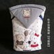 Newborn blanket Happyland baby spring, autumn and winter outing pure cotton thickened warm blanket baby quilt winter quilt removable 95x95cm
