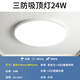 Biuyum LED three-proof ceiling lamp, moisture-proof, dust-proof and insect-proof engineering stairway corridor corridor light ultra-thin lighting 24W-always on-white light
