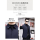 JINBA 2025 new middle-aged men's lapel jacket spring and autumn thin business casual jacket men's 8823 navy blue M 170-