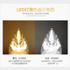 FSL Foshan Lighting LED energy-saving bulb tip bulb E14 small screw mouth 6.5w white light gold 5 pieces