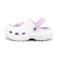 Saturday (St&Sat) children's shoes, children's clogs, new summer girls' sports sandals, boys' beach slippers, white and purple, sizes 35-36 (suitable for feet 22.2cm long)