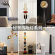 Leshi Beleuchtung 2025 Neueste Glasstöber Lampe Wohnzimmer Feeling Pilzlampe Ins Sofa Lampen Lampen Schlafzimmer Dekoration Lampe Standard warmes Licht YQ-1048