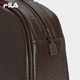 FILA Official Women's Bag Handbag 2025 Winter New Fashion Casual Shoulder Bag Handbag Boston Bag Dark Original Brown-BN XS