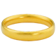 CHINA GOLD gold ring ancient gold solid gold couple ring plain ring gold ring wedding three gold Chinese Valentine's Day holiday gift 13# about 5.26g