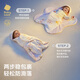 Babycare newborn baby ultra-light warm petal hugging quilt delivery room newborn wrapping whale adventure-thin quilted-88*90cm