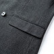 MONTAGUT spring and autumn men's double-breasted plaid suit business jacket crisp gray M /48
