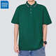 
Jeanswest short-sleeved POLO shirt summer solid color embroidered top clothes polo shirt black 698 2XL (recommended 125-140 Jin [Jin equals 0.5 kg])